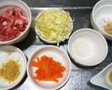 犬ご飯　エビ薫る焼きそば作り方1写真