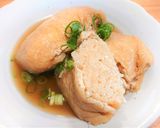 包んで煮るだけ！素麺の油揚げ包み煮作り方9写真