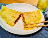 癖になる旨さ♡薄焼きオム♡お好み焼き♡作り方30写真
