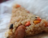 熟成ウインナーでゴチソウ★中華おこわ作り方10写真
