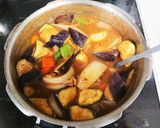 我が家の夏野菜カレー(ミッキーver.)作り方7写真