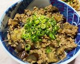 茄子と豚挽肉のどんぶりご飯♪作り方7写真