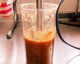 梅シロップの梅肉を使った柿酢ドレッシング作り方3写真