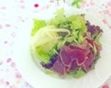 我が家のカツオタタキサラダ2作り方6写真