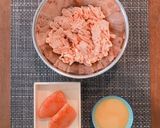 蓮根の明太&鶏ひき肉挟み揚げ作り方2写真
