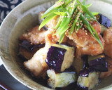とろとろ茄子と鶏むね肉のごまポン酢作り方6写真