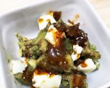 簡単！アボカドチーズ山椒なかむラー油あえ作り方4写真
