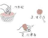 鶏胸肉ダンゴ！作り方2写真