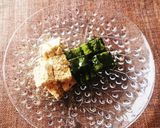 レンジ簡単☆抹茶ソイミルク信玄餅風☆米粉作り方4写真