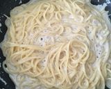 たらこクリームパスタ♡牛乳とコンソメで☆作り方3写真