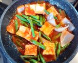 厚揚げ、いんげんのオイル蒸しトマトソース作り方8写真