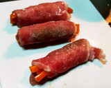 ☆おろし玉ねぎの塩ダレで！野菜の肉巻き☆作り方4写真