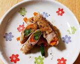 ☆おろし玉ねぎの塩ダレで！野菜の肉巻き☆作り方8写真