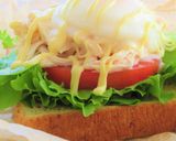 チキンと茹で卵とトマトのサンドウィッチ作り方3写真