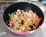 【パパ料理】残りご飯で簡単ピラフ作り方2写真
