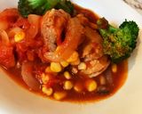 簡単！チキンのトマト煮作り方10写真