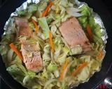 【ヘルシー♪】野菜いっぱい鮭の蒸し焼き作り方3写真