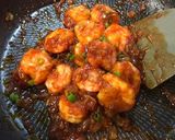 食欲増進！海老チリ作り方7写真