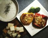 【スペイン・バルめし】パプリカの肉詰め作り方8写真