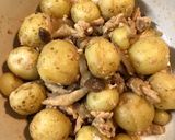 鶏胸ひき肉じゃが作り方4写真