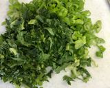 大根の葉でヘルシーチヂミ作り方1写真