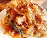中華風鶏餡かけ丼〜はみ出すデカ盛り〜作り方10写真
