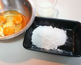 ふんわり✨米粉くれ～ぷ作り方1写真