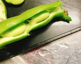 天豆とトマトのチーズサラダ作り方1写真