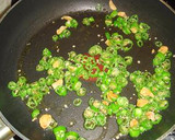 しらすとしし唐のしそ和えパスタ作り方4写真
