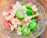 天豆とトマトのチーズサラダ作り方10写真