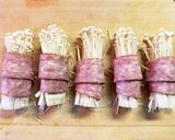 えのき茸のチーズベーコン巻き作り方2写真