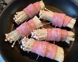 えのき茸のチーズベーコン巻き作り方3写真