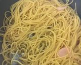 新生姜和風ガーリックパスタ作り方5写真