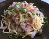しめじとベーコンの麺つゆワンパンパスタ作り方6写真