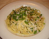 しらすとしし唐のしそ和えパスタ作り方8写真