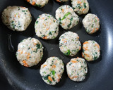 はんぺんで ふわふわ一口お好み焼き作り方5写真