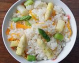 アスパラの炊き込み（混ぜご飯）作り方7写真