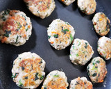 はんぺんで ふわふわ一口お好み焼き作り方6写真
