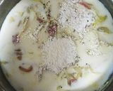 簡単❇️空豆と新玉❇️のマカロニグラタン作り方4写真