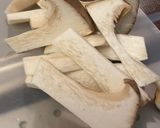 簡単！ベーコンときのこのバター醤油パスタ作り方1写真