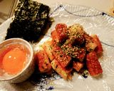 最強☆明太子バターチーズちくわ餅！作り方3写真