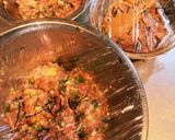 男飯★BRUNO 羽根付ゼラチン親父餃子作り方4写真