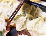 男飯★BRUNO 羽根付ゼラチン親父餃子作り方9写真