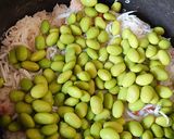 梅としらすと枝豆ご飯作り方3写真