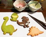 恐竜いっぱい☆B.Day生チョコケーキ☆作り方1写真
