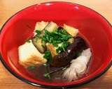 茄子と厚揚げの煮つけ作り方6写真