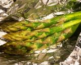 男飯★グリーンアスパラの親父ホイル包み作り方5写真