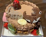 恐竜いっぱい☆B.Day生チョコケーキ☆作り方7写真
