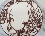 鬼滅の刃 胡蝶しのぶキャラケーキ作り方5写真