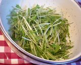 レモン風味ドレ☆水菜と雑魚のサラダ♪作り方3写真